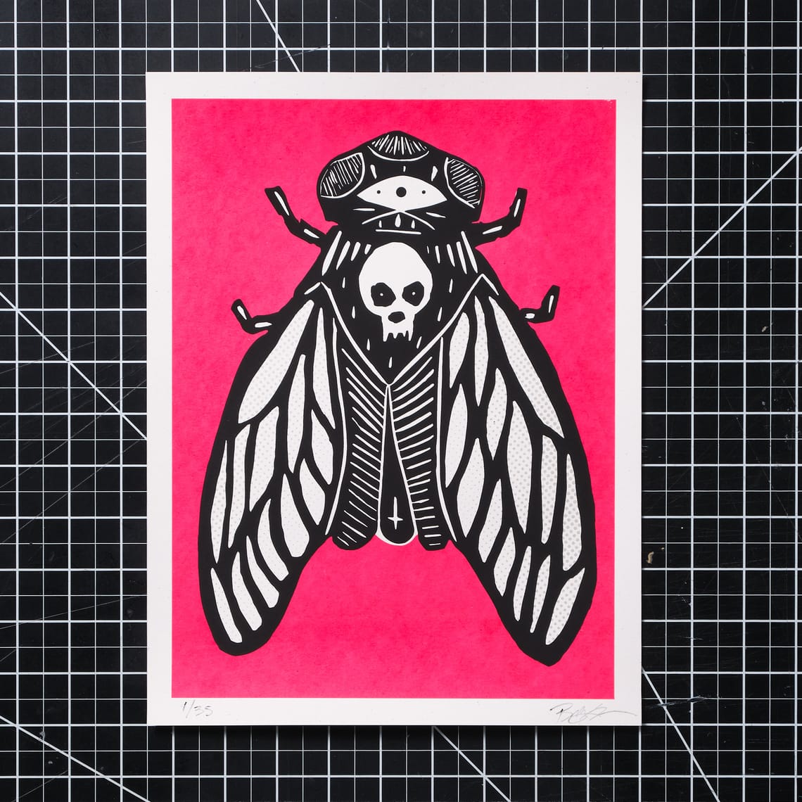 Halftone Cicada